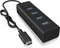 RaidSonic Icy Box IB-Hub1409-C3 USB-Hub, 4x USB-A 3.0, USB-C 3.0 [Stecker] Vorschaubild
