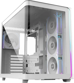 FSP M580 Plus White, Glasfenster
