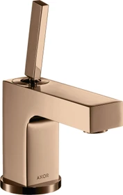 Hansgrohe Axor Citterio 80 Waschbeckenarmatur mit Ablauffernbedienung polished red gold