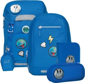 Beckmann Classic Patch Schulrucksack-Set, 6-tlg.