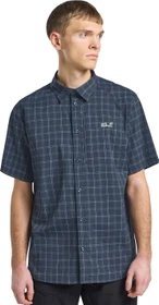 Jack Wolfskin Norbo Hemd kurzarm check midnight sky (Herren)