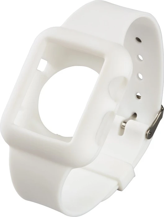 Hama Uhrenarmband Silikon für Apple Watch 42mm weiß