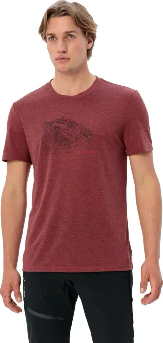 Vaude Tekoa III Funktionsshirt kurzarm carmine (Herren)
