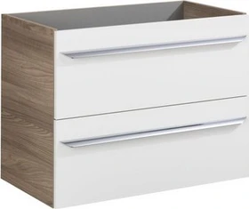 Fackelmann Luxor Waschtisch-Unterschrank braun/weiß
