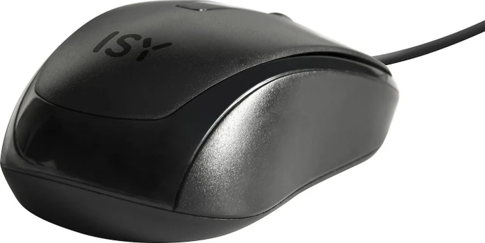ISY ICM-1000 Optical Mouse schwarz, USB