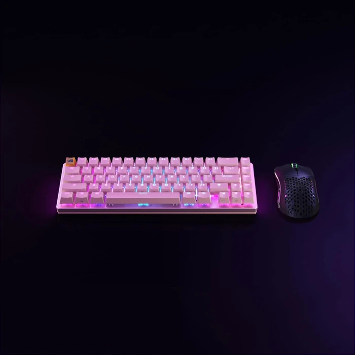 Glorious GMMK 2 Compact, 65%, rosa, LEDs RGB, Glorious Fox Linear, USB, UK