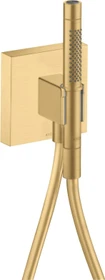 Hansgrohe Axor Starck Portereinheit 120/120 mit Stabhandbrause 2jet brushed goldoptik