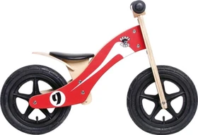 Rebel Kidz Holz Laufrad rot