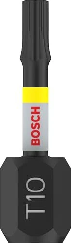 Bosch Professional Impact Torx Bit 1/4", T10x25mm, 2 Stück