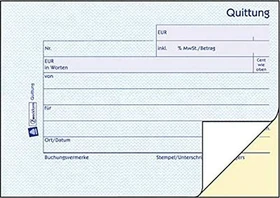Avery-Zweckform Quittung, A6 quer, 80 Blatt