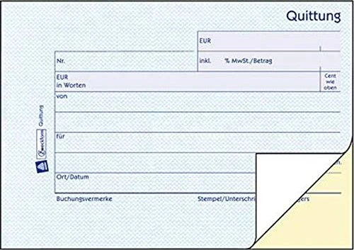 Avery-Zweckform Quittung, A6 quer, 80 Blatt