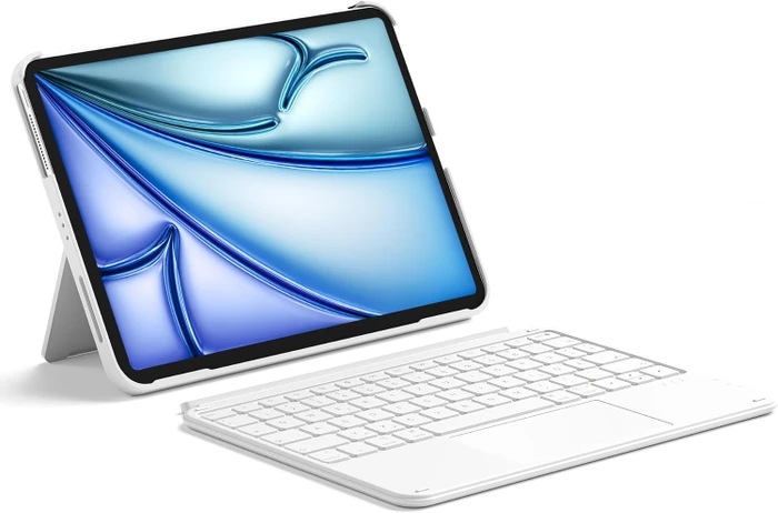 Inateck Ultraleicht Tastatur für iPad Air 6/iPad Air 5/iPad Pro 11", weiß, DE