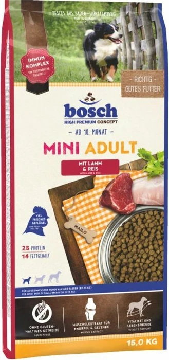 bosch HPC Adult Mini Lamm und Reis, 30kg (2x 15kg)