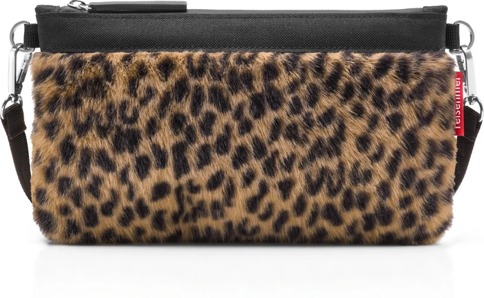 Reisenthel mini pouch Schultertasche leo fake fur