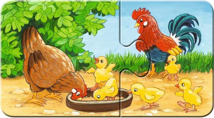 Ravensburger Puzzle Tierfamilien auf dem Bauernhof