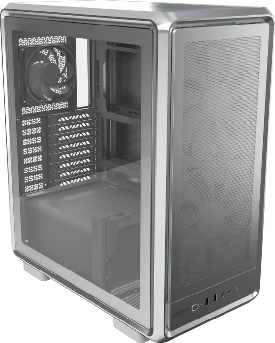 Cooler Master MasterFrame 500 Mesh ARGB, silber, Glasfenster
