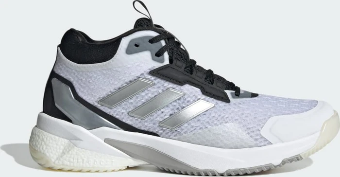 adidas Crazyflight 5 Mid cloud white/silver metallic/core black (Damen)