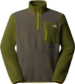 The North Face Yumiori Fleece 1/4 Zip Jacke new taupe green/woodland green/deep dijon (Herren)