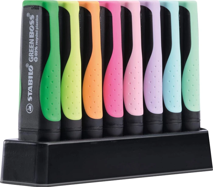 STABILO Green Boss sortiert, 8er-Set