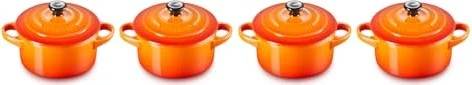 Le Creuset Mini-Cocotte Topf, 4-tlg.