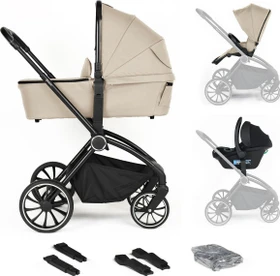 BabyGo Harmony 3in1 schwarz/beige