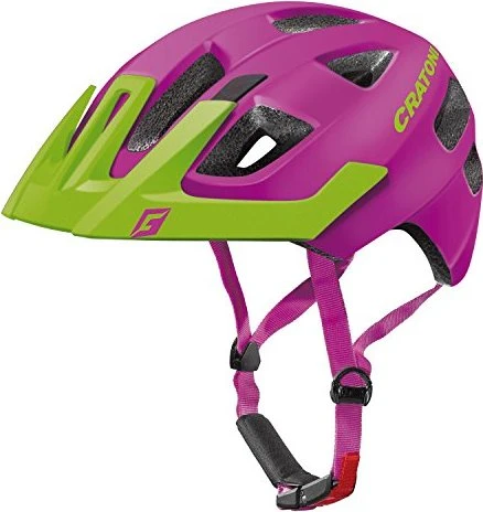 Cratoni Maxster Pro Kinderhelm pink/lime matt