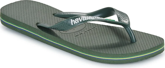 Havaianas Brasil Logo green olive