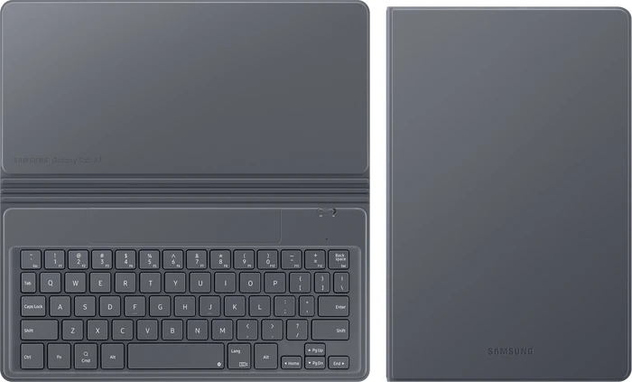 Samsung EF-DT500 Book Cover Keyboard für Galaxy Tab A7, grau, DE