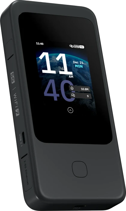GL.iNet GL-E5800 Mudi 7, 5G, BE6500
