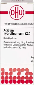 DHU Acidum Hydrofluoricum C30 Globuli, 10g