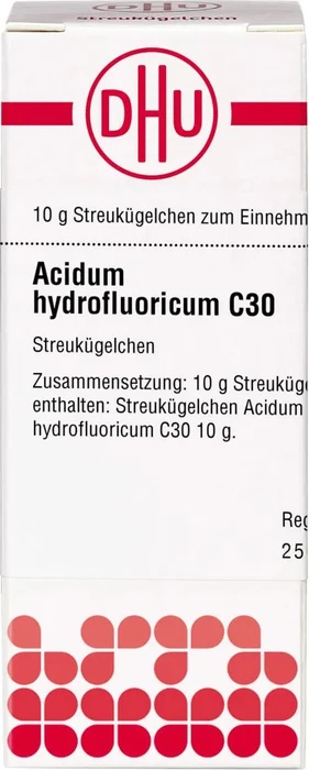 DHU Acidum Hydrofluoricum C30 Globuli, 10g