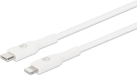 Manhattan USB-C auf Lightning Sync-/Ladekabel 0.5m weiß