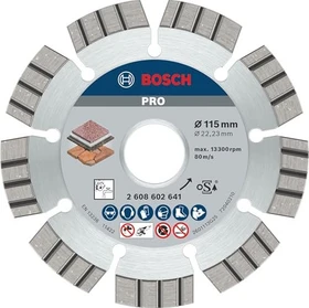 Bosch Professional Best for Stone Diamanttrennscheibe, 115x2.2x22.23mm, 1 Stück