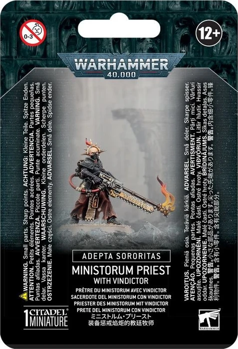 Games Workshop Warhammer 40.000 - Adepta Sororitas - Ministorum Priest with Vindictor