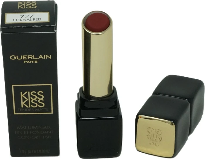 Guerlain KissKiss Tender Matte Lippenstift 777 eternal red, 2.8g