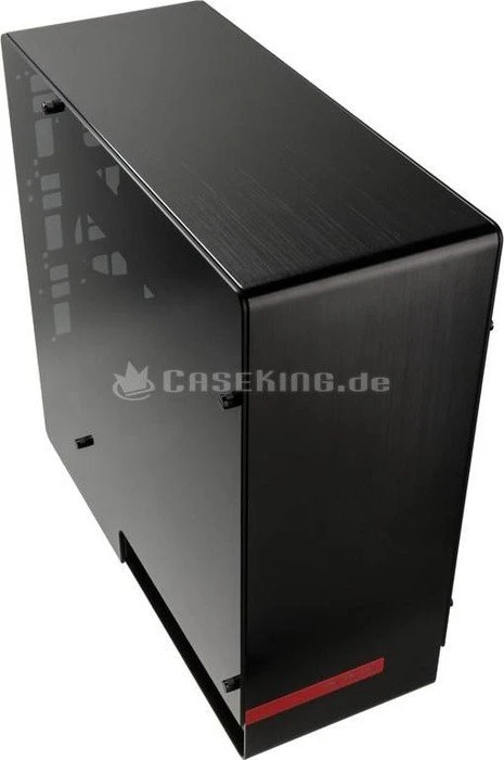 In Win 909 schwarz, Glasfenster