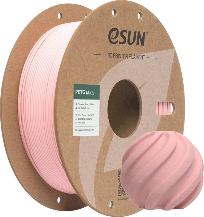 eSUN PETG-Matte, Peach Pink, Spule, 1.75mm, 1.00kg