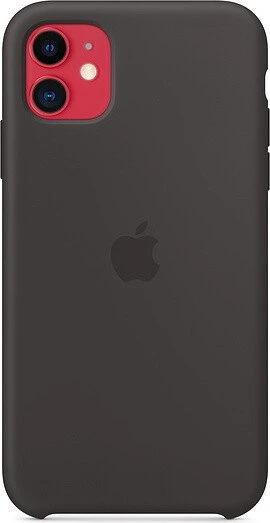 Apple Silikon Case für iPhone 11 schwarz