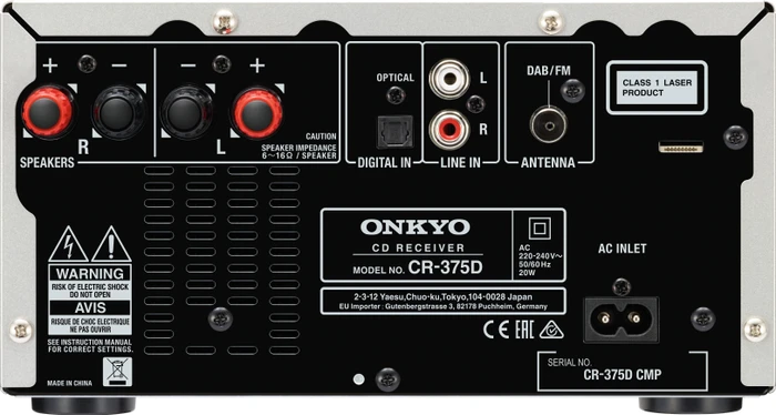Onkyo CS-375D silber