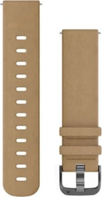 Garmin Schnellwechsel Ersatzarmband 20mm Veloursleder hellbraun