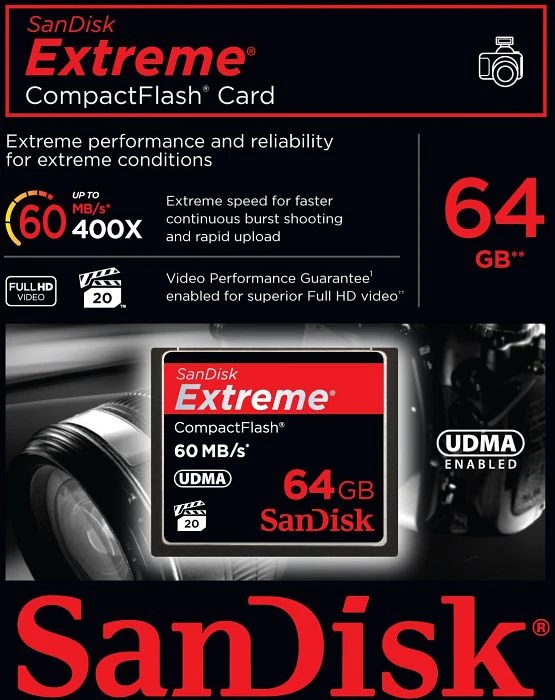 SanDisk Extreme R60/W60 64GB