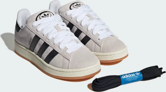 adidas Campus 00s crystal white/core black/off white (Damen)