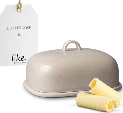 like by Villeroy & Boch Perlemor Sand Butterdose