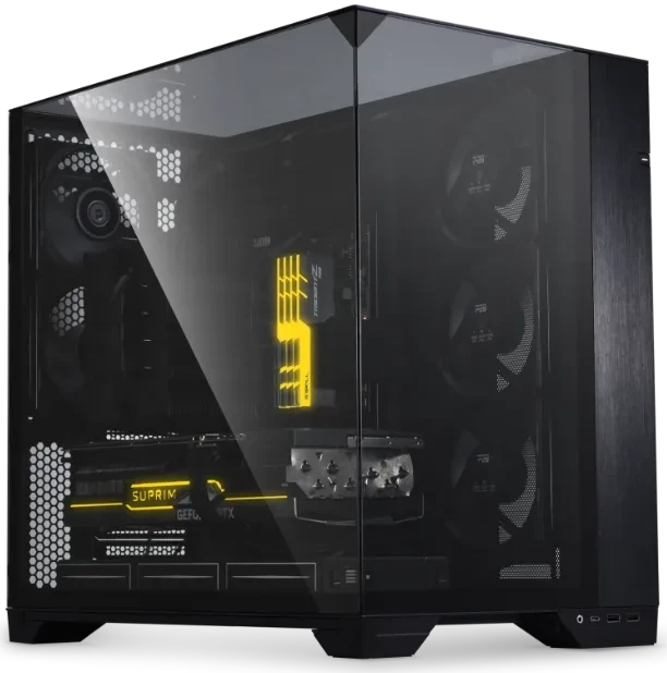 Lian Li O11 Vision, schwarz, Glasfenster