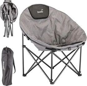 Skandika Moonchair Deluxe XXL Campingsessel grau