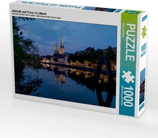 Calvendo Altstadt und Trave in Lübeck