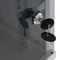 HMF Serverschrank 10", HMF 63400 12HE, Sicherheitsglastür, IP20, grau, 300mm tief Vorschaubild