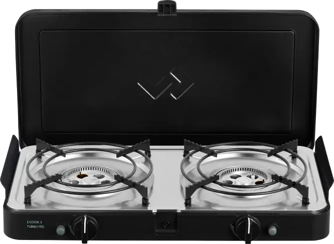Cadac 2-Cook 3 Turbo FFD 50mbar Gaskocher schwarz