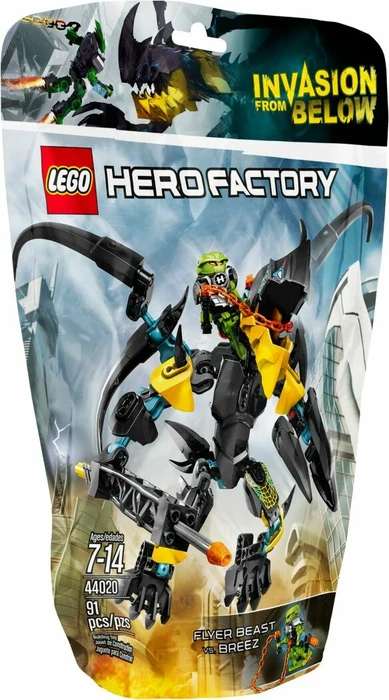 LEGO Hero Factory Invasion from Below - Flyer Beast versus Breez