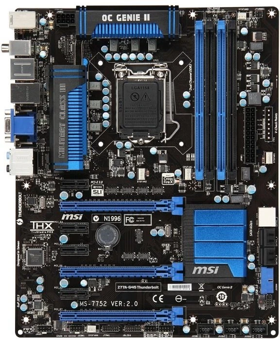 MSI Z77A-G45 Thunderbolt (Intel 1155)